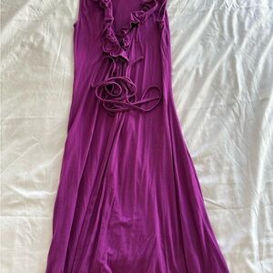 Boden wrap dress fushia size 6R